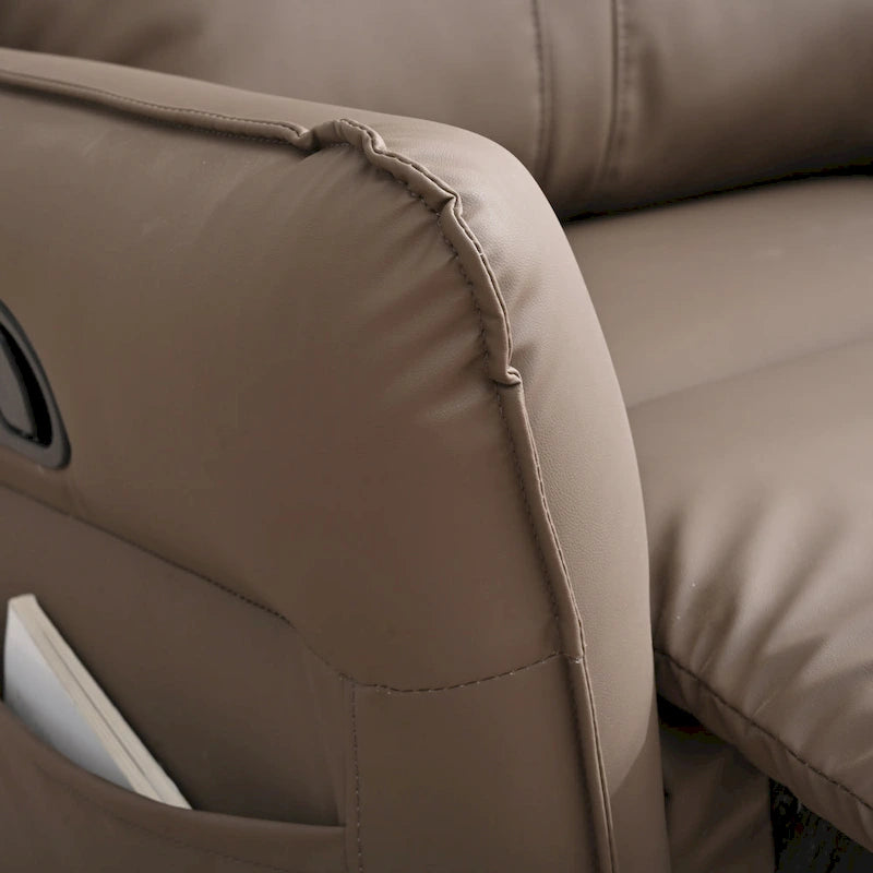 Moderner kleiner Schaukel-Drehsessel mit überfüllter Sitzfläche