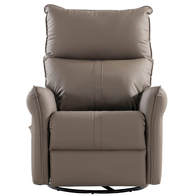 Moderner kleiner Schaukel-Drehsessel mit überfüllter Sitzfläche