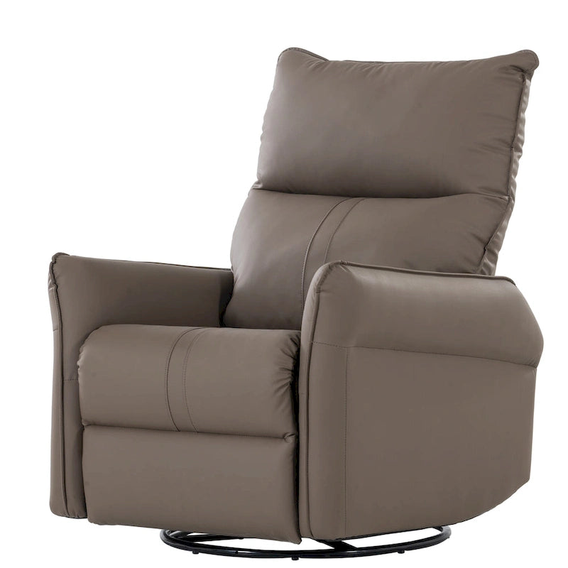 Moderner kleiner Schaukel-Drehsessel mit überfüllter Sitzfläche