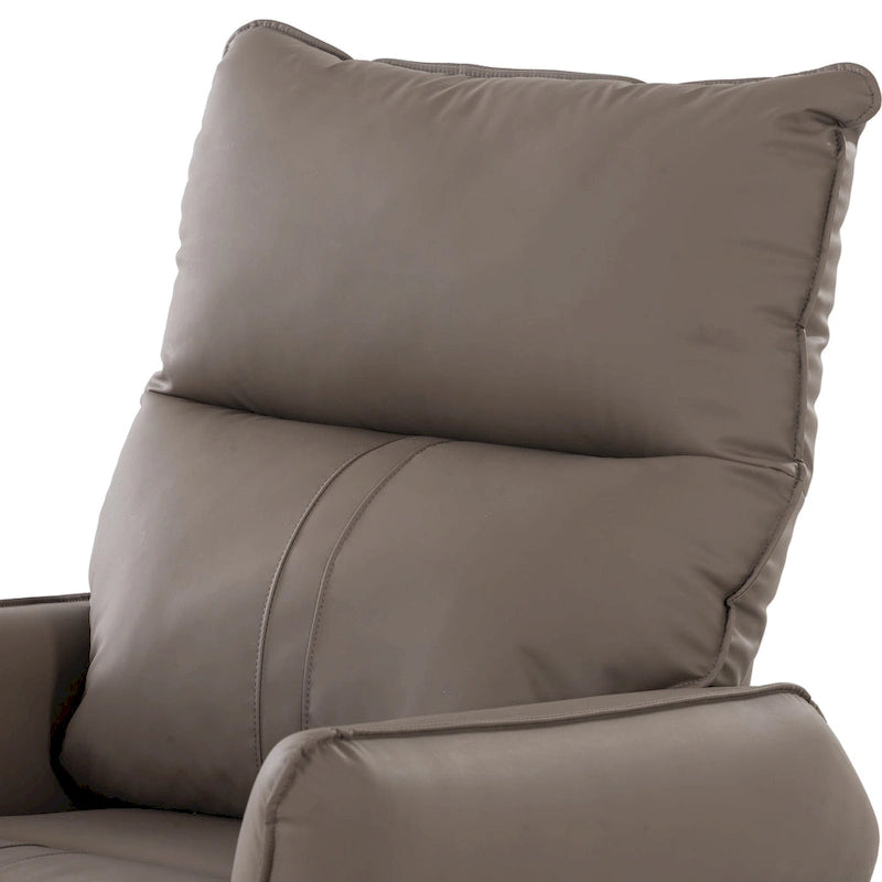Moderner kleiner Schaukel-Drehsessel mit überfüllter Sitzfläche