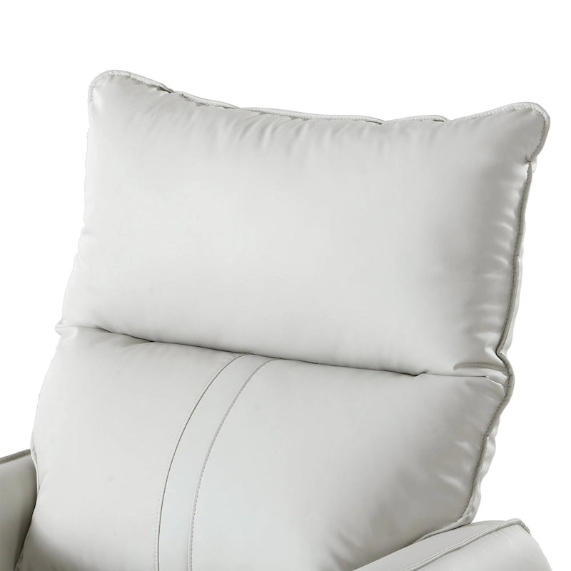 Moderner kleiner Schaukel-Drehsessel mit überfüllter Sitzfläche
