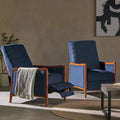 Mid-Century Modern Kanalstich-Liegesessel-Set (2er-Pack)