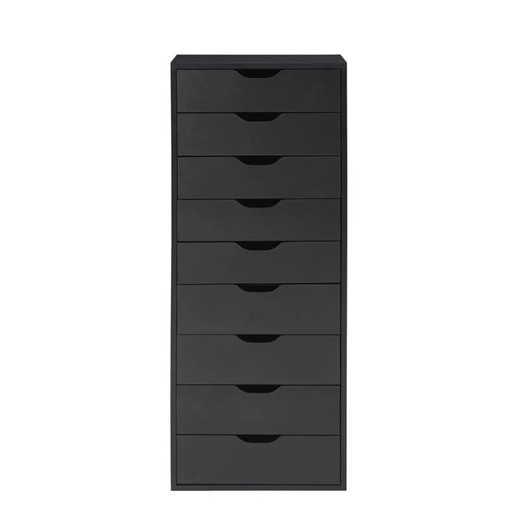 Büroaktenschränke Holzaktenschränke Querformat-Aktenschrank Holzaktenschrank Rollcontainer Rollbarer Aktenschrank