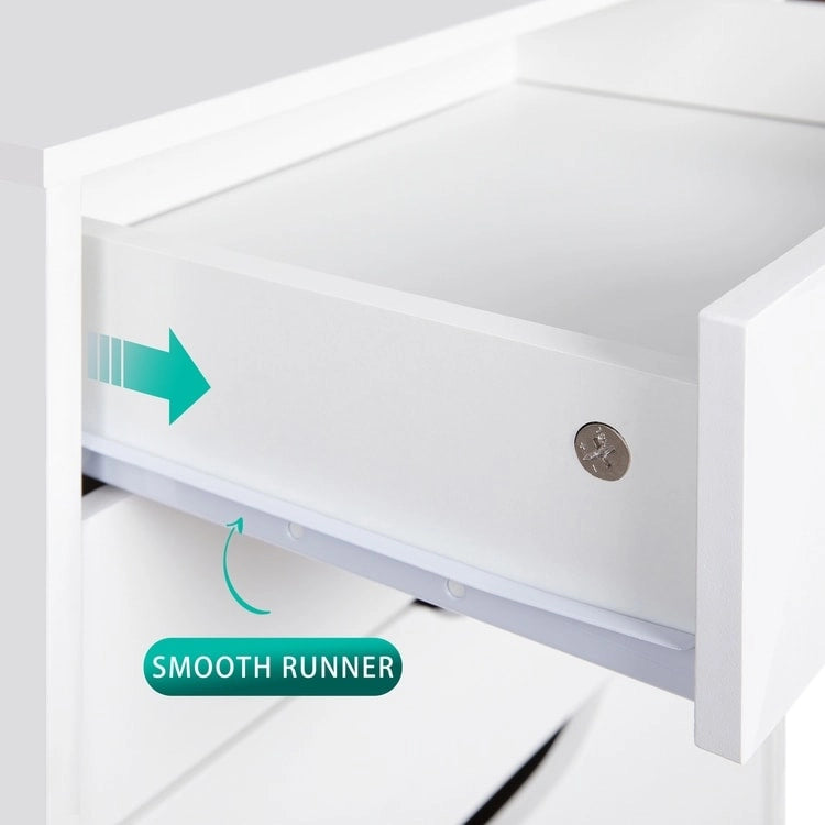 Büroaktenschränke Holzaktenschränke Querformat-Aktenschrank Holzaktenschrank Rollcontainer Rollbarer Aktenschrank
