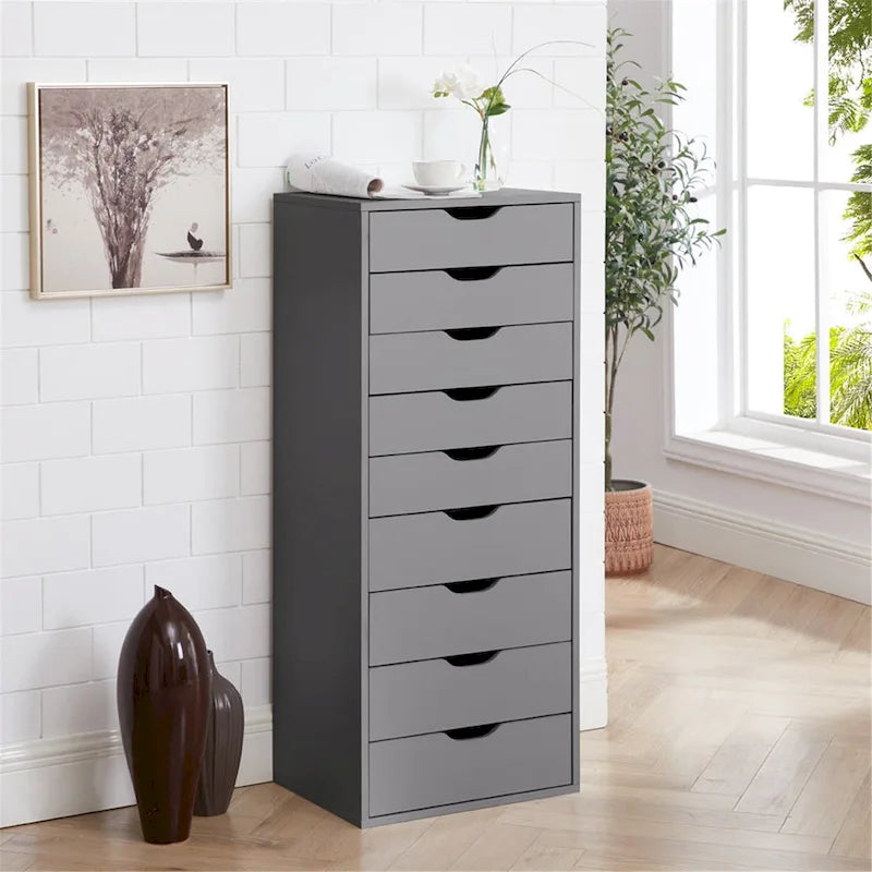 Büroaktenschränke Holzaktenschränke Querformat-Aktenschrank Holzaktenschrank Rollcontainer Rollbarer Aktenschrank