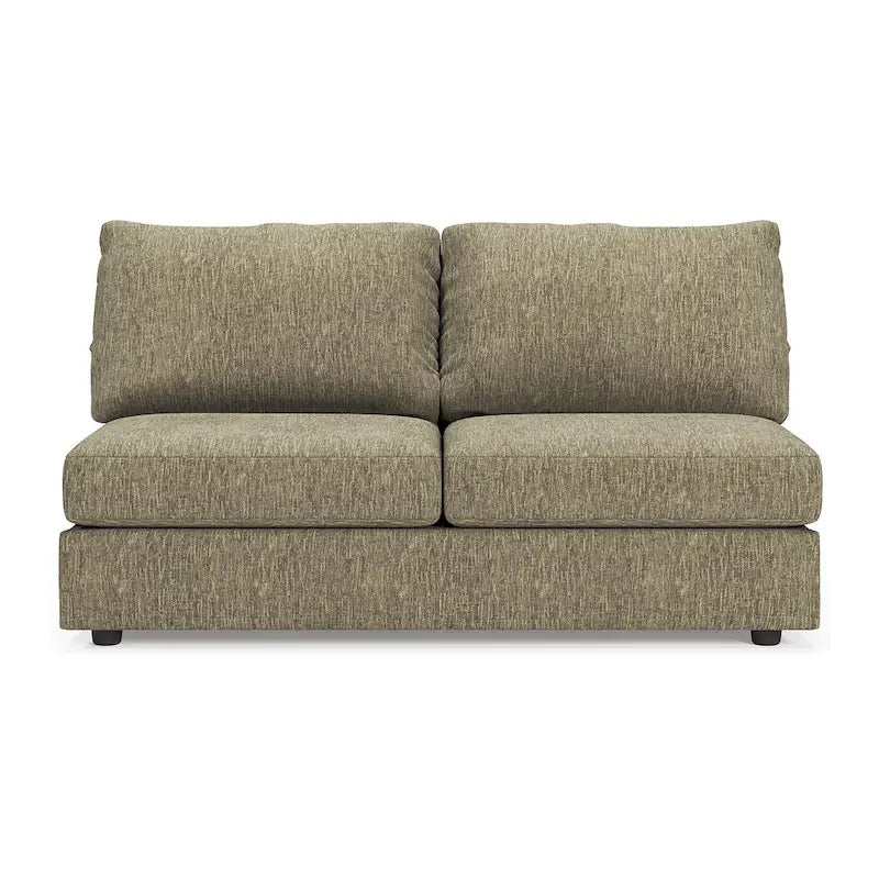 Braunes 3-teiliges Sektionalsofa mit Chaiselongue – 363 cm B x 241 cm T x 89 cm H