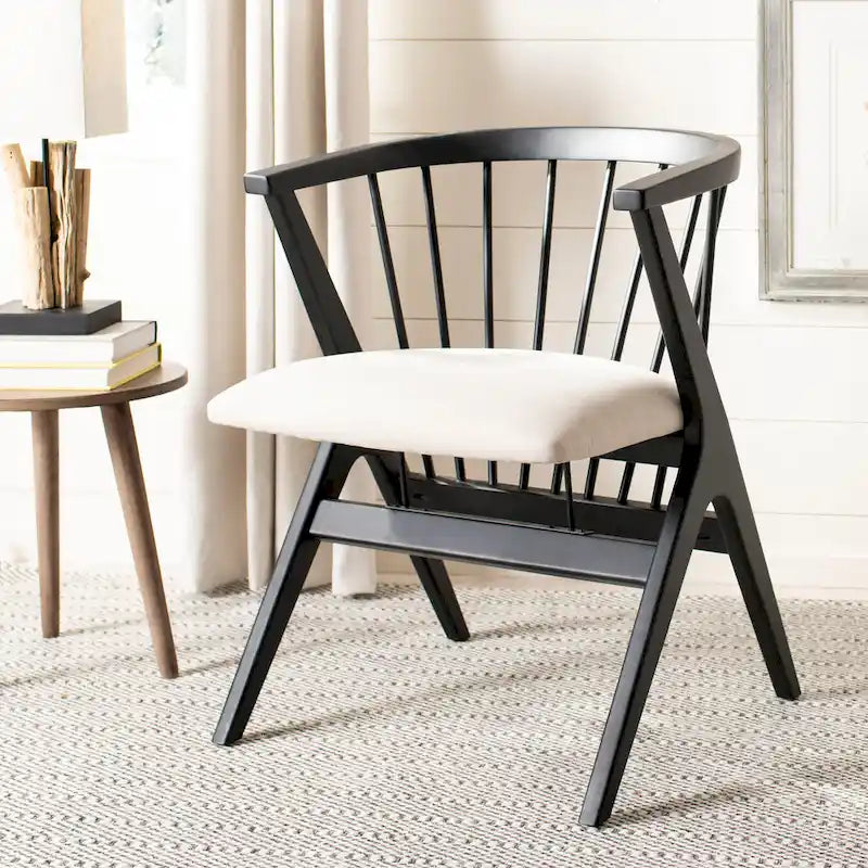 SAFAVIEH Carlota Spindle Dining Chair (Set of 2) - 23 W x 23 D x 30 H - 22Wx22Dx30H