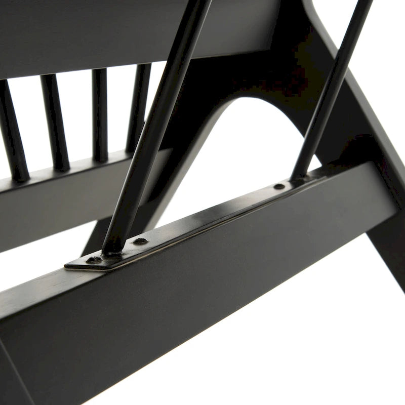 Esszimmerstuhl mit Spindellehne und beigem Kissen, 2er-Set – 56 cm B x 56 cm T x 76 cm H