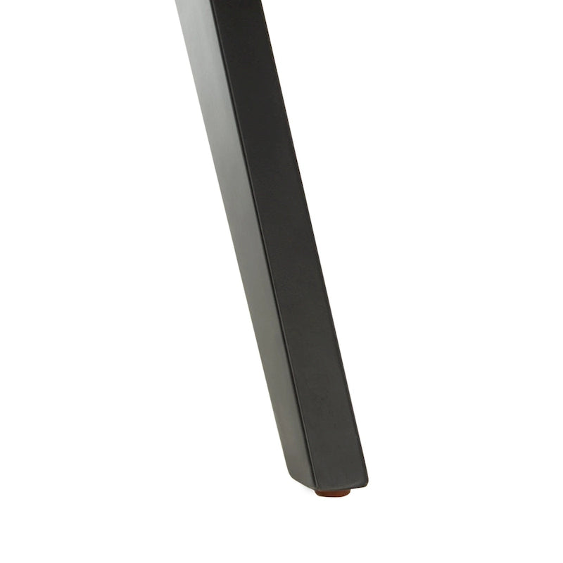 Esszimmerstuhl mit Spindellehne und beigem Kissen, 2er-Set – 56 cm B x 56 cm T x 76 cm H