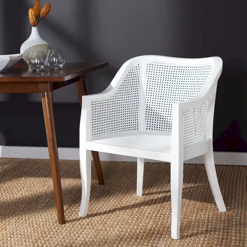 Moderner Esszimmerstuhl aus Rattan - 61 cm B x 61 cm T x 84 cm H