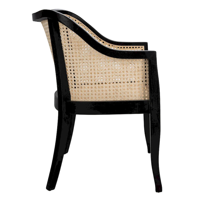 Moderner Esszimmerstuhl aus Rattan - 61 cm B x 61 cm T x 84 cm H