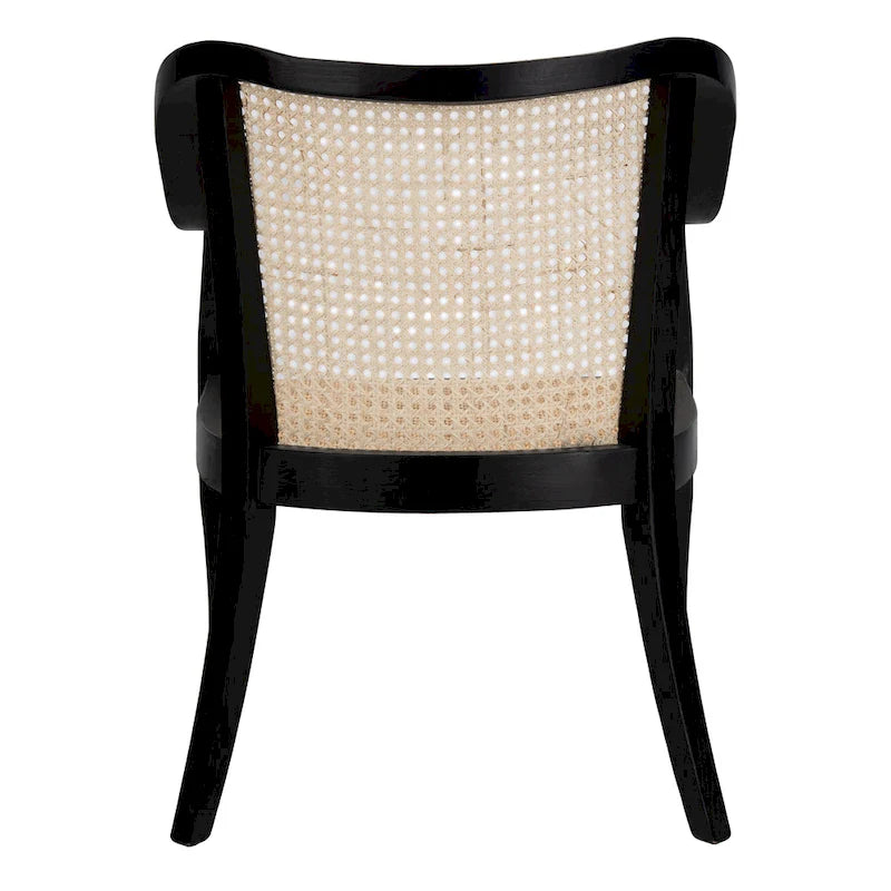 Moderner Esszimmerstuhl aus Rattan - 61 cm B x 61 cm T x 84 cm H