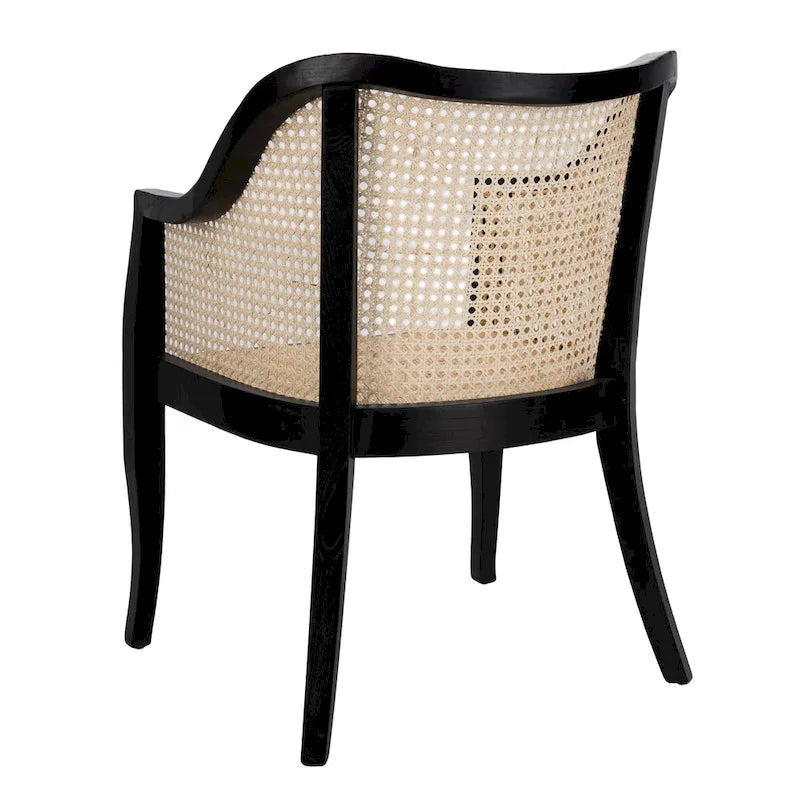 Moderner Esszimmerstuhl aus Rattan - 61 cm B x 61 cm T x 84 cm H