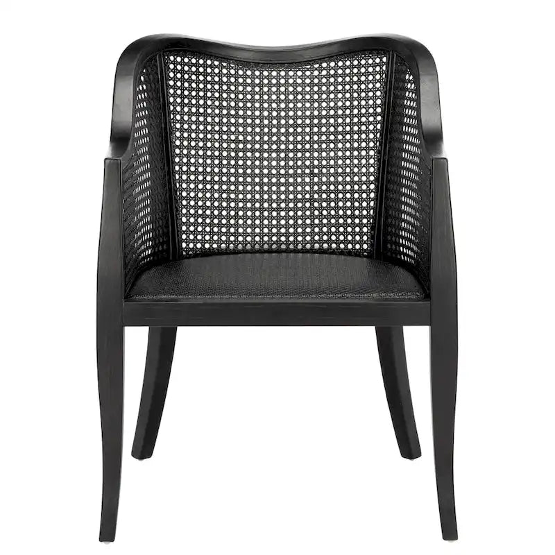 Moderner Esszimmerstuhl aus Rattan - 61 cm B x 61 cm T x 84 cm H