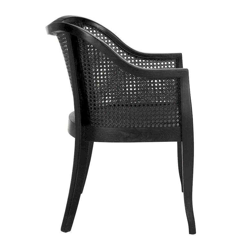 Moderner Esszimmerstuhl aus Rattan - 61 cm B x 61 cm T x 84 cm H