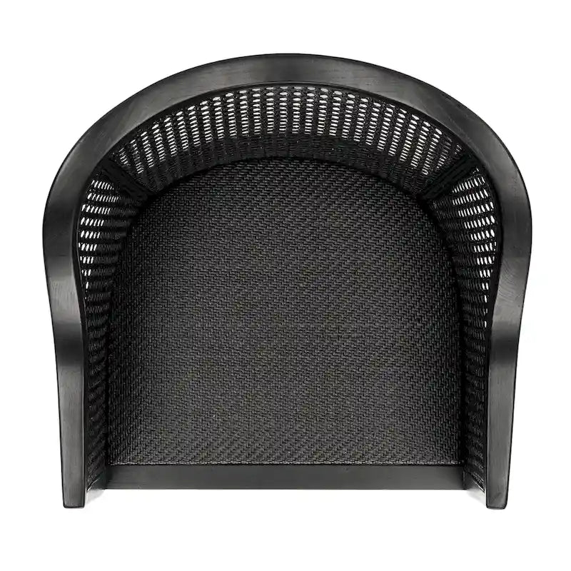 Moderner Esszimmerstuhl aus Rattan - 61 cm B x 61 cm T x 84 cm H