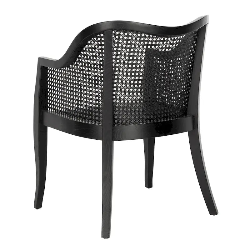 Moderner Esszimmerstuhl aus Rattan - 61 cm B x 61 cm T x 84 cm H