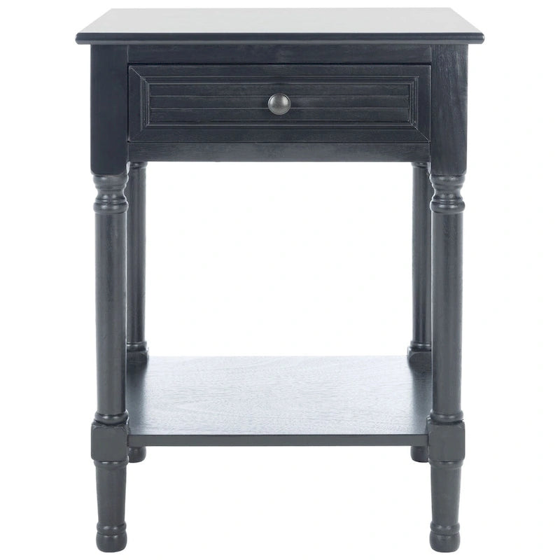 Nachttisch mit 1 Schublade, unterem Regal und Akzenttisch – 48,3 cm B x 40,1 cm T x 66 cm H