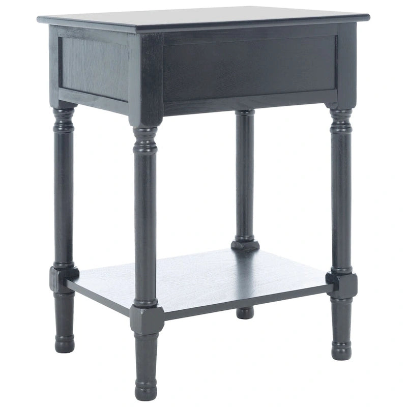 Nachttisch mit 1 Schublade, unterem Regal und Akzenttisch – 48,3 cm B x 40,1 cm T x 66 cm H