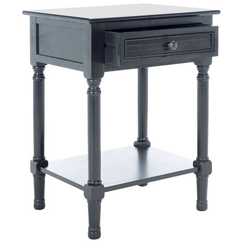 Nachttisch mit 1 Schublade, unterem Regal und Akzenttisch – 48,3 cm B x 40,1 cm T x 66 cm H