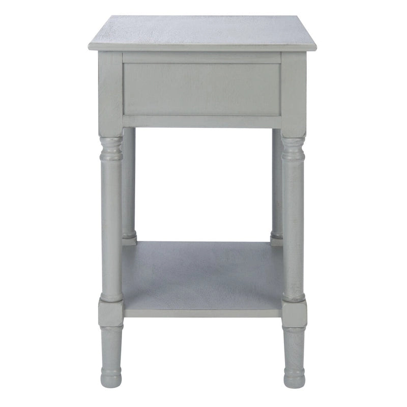 Nachttisch mit 1 Schublade, unterem Regal und Akzenttisch – 48,3 cm B x 40,1 cm T x 66 cm H