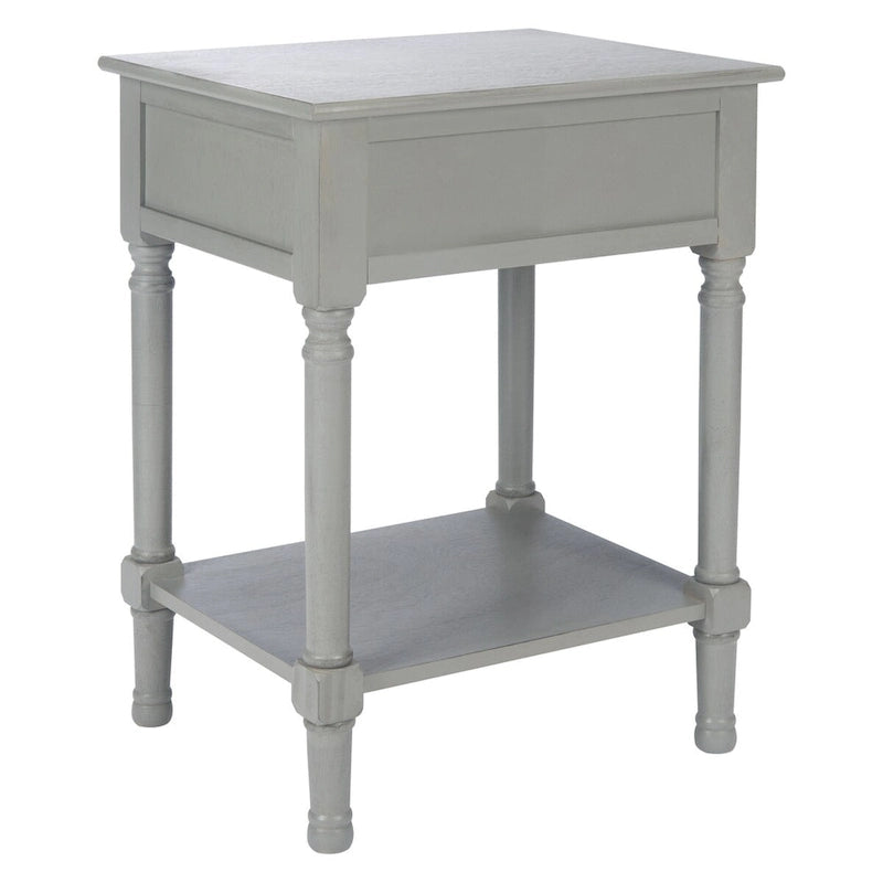 Nachttisch mit 1 Schublade, unterem Regal und Akzenttisch – 48,3 cm B x 40,1 cm T x 66 cm H