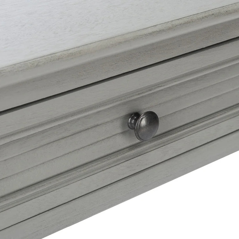 Nachttisch mit 1 Schublade, unterem Regal und Akzenttisch – 48,3 cm B x 40,1 cm T x 66 cm H