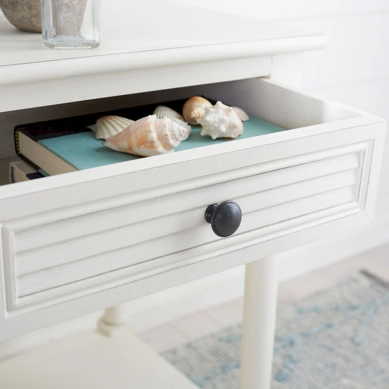 Nachttisch mit 1 Schublade, unterem Regal und Akzenttisch – 48,3 cm B x 40,1 cm T x 66 cm H