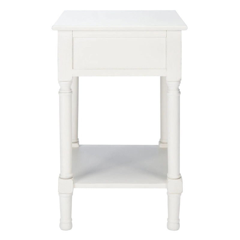 Nachttisch mit 1 Schublade, unterem Regal und Akzenttisch – 48,3 cm B x 40,1 cm T x 66 cm H