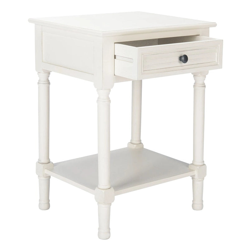 Nachttisch mit 1 Schublade, unterem Regal und Akzenttisch – 48,3 cm B x 40,1 cm T x 66 cm H