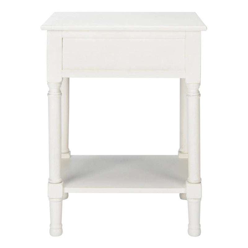 Nachttisch mit 1 Schublade, unterem Regal und Akzenttisch – 48,3 cm B x 40,1 cm T x 66 cm H