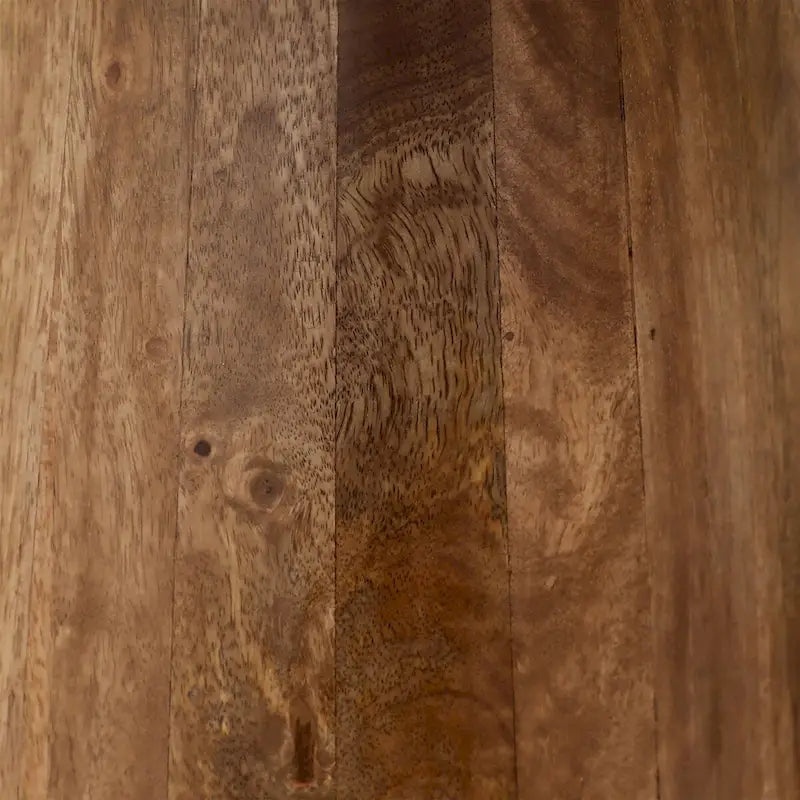 40" Mango-Esstisch aus Holz, Mittelbraun