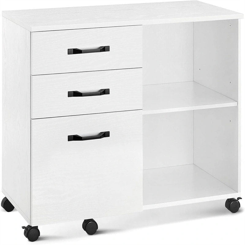 3 Schubladen und offene Ablagefächer – 39,9 T x 80 B x 66 H