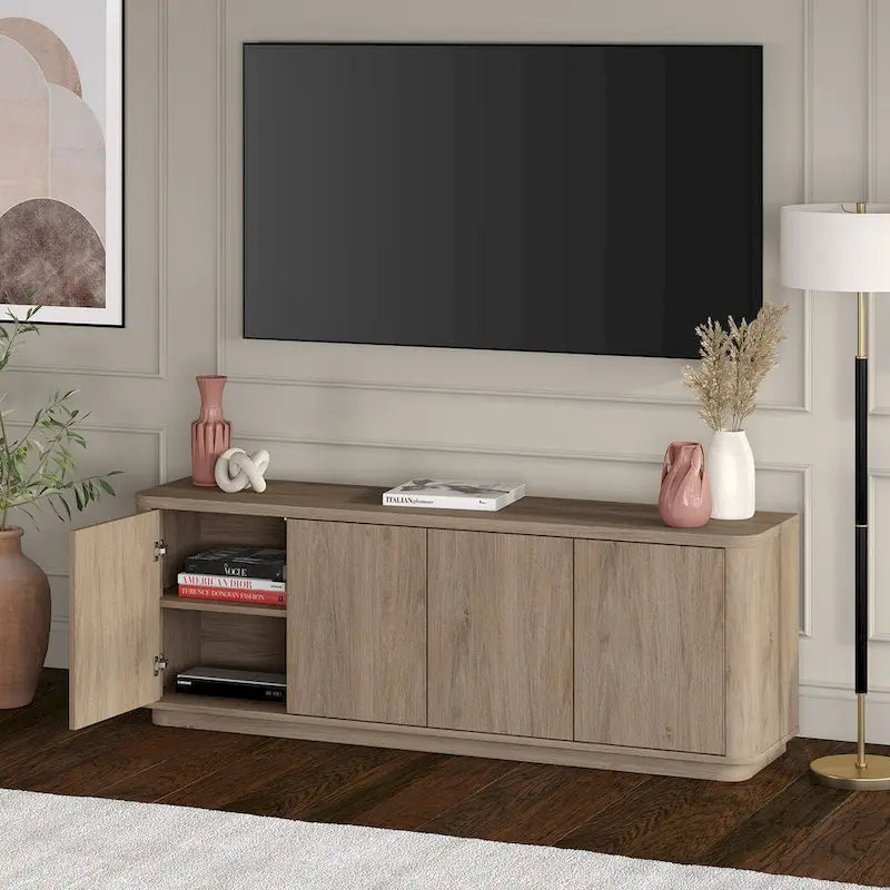 Rechteckiger TV-Ständer für Fernseher bis 75" – 172,7 cm breit
