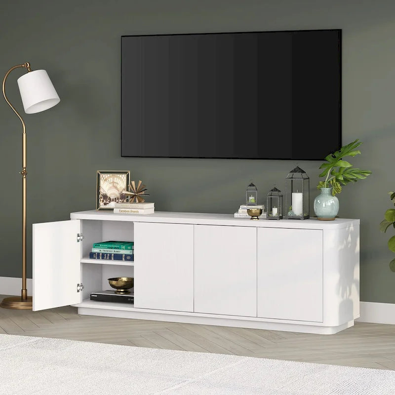 Rechteckiger TV-Ständer für Fernseher bis 75" – 172,7 cm breit