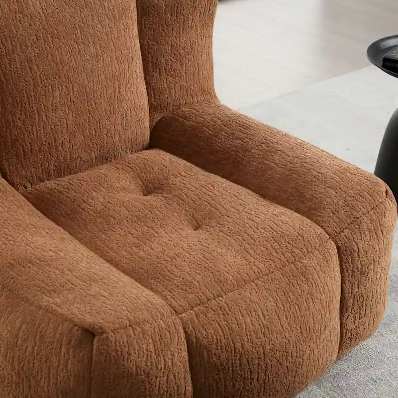 Flauschender Sitzsack - Superweiches Faulenzer-Sofa mit Memory-Schaum und Ottoman