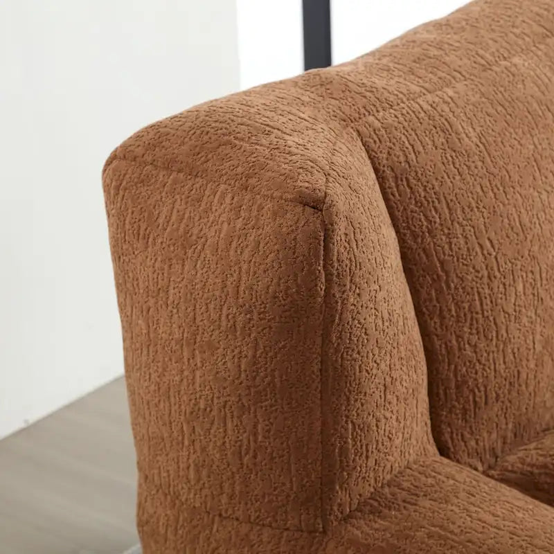 Flauschender Sitzsack - Superweiches Faulenzer-Sofa mit Memory-Schaum und Ottoman