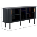 2 Rolladenschrank Sideboard / Medienbank - 160 cm B x 46 cm T x 81 cm H