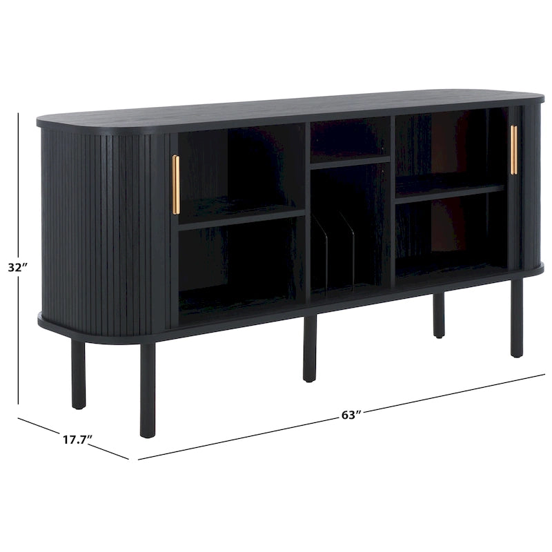 2 Rolladenschrank Sideboard / Medienbank - 160 cm B x 46 cm T x 81 cm H