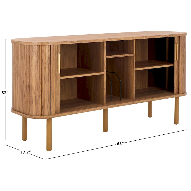 2 Rolladenschrank Sideboard / Medienbank - 160 cm B x 46 cm T x 81 cm H