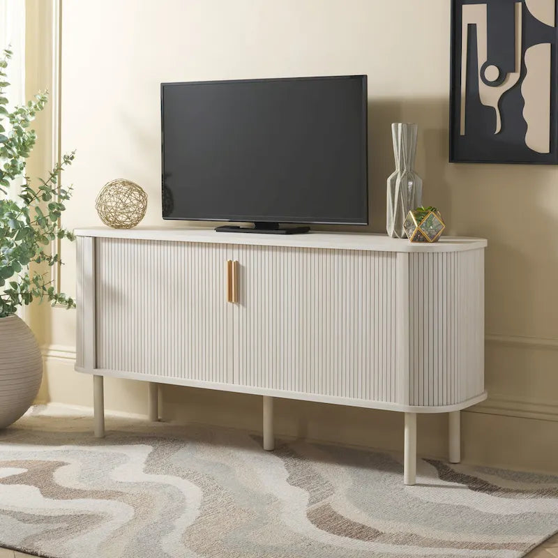 2 Rolladenschrank Sideboard / Medienbank - 160 cm B x 46 cm T x 81 cm H