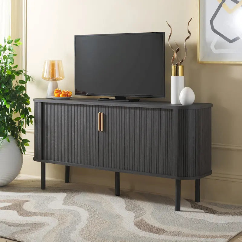 2 Rolladenschrank Sideboard / Medienbank - 160 cm B x 46 cm T x 81 cm H