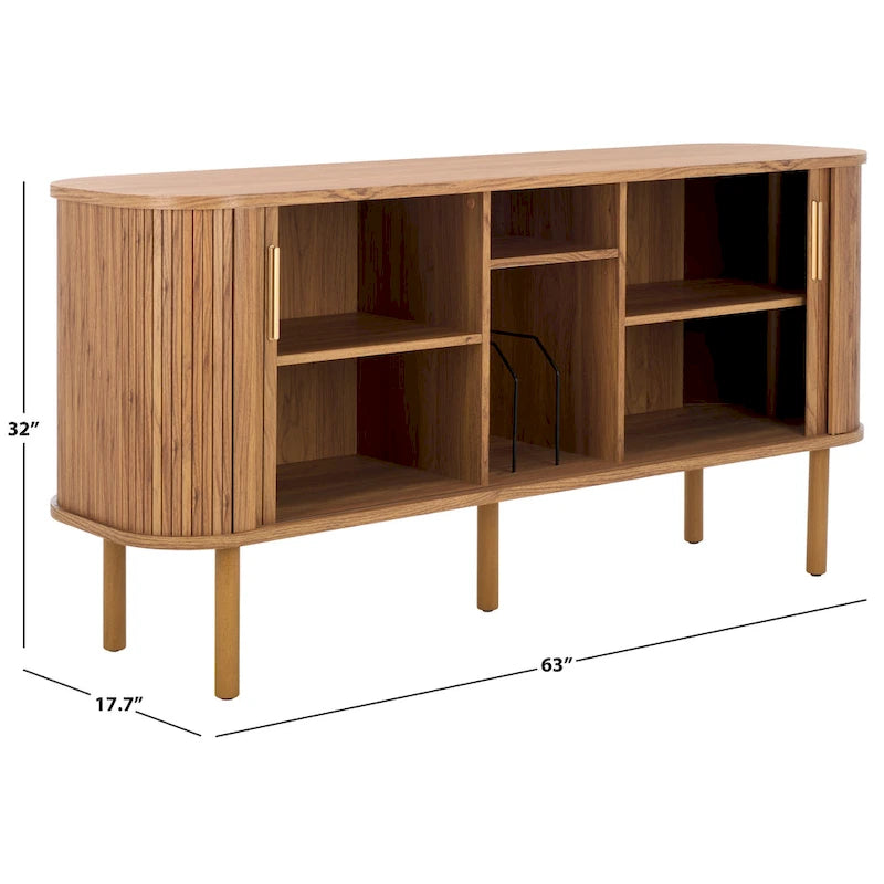 2 Rolladenschrank Sideboard / Medienbank - 160 cm B x 46 cm T x 81 cm H
