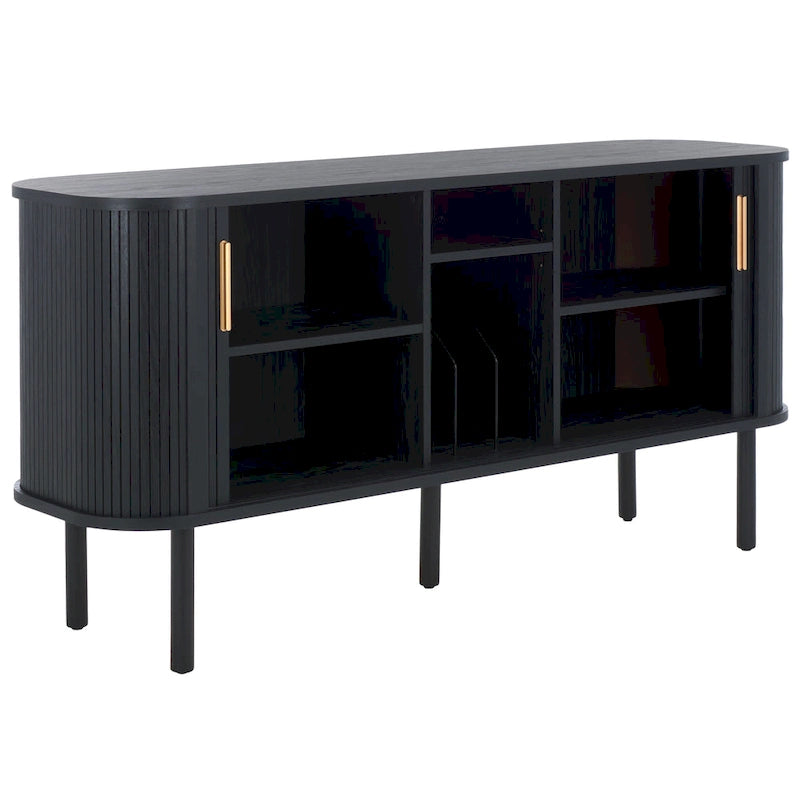 2 Rolladenschrank Sideboard / Medienbank - 160 cm B x 46 cm T x 81 cm H