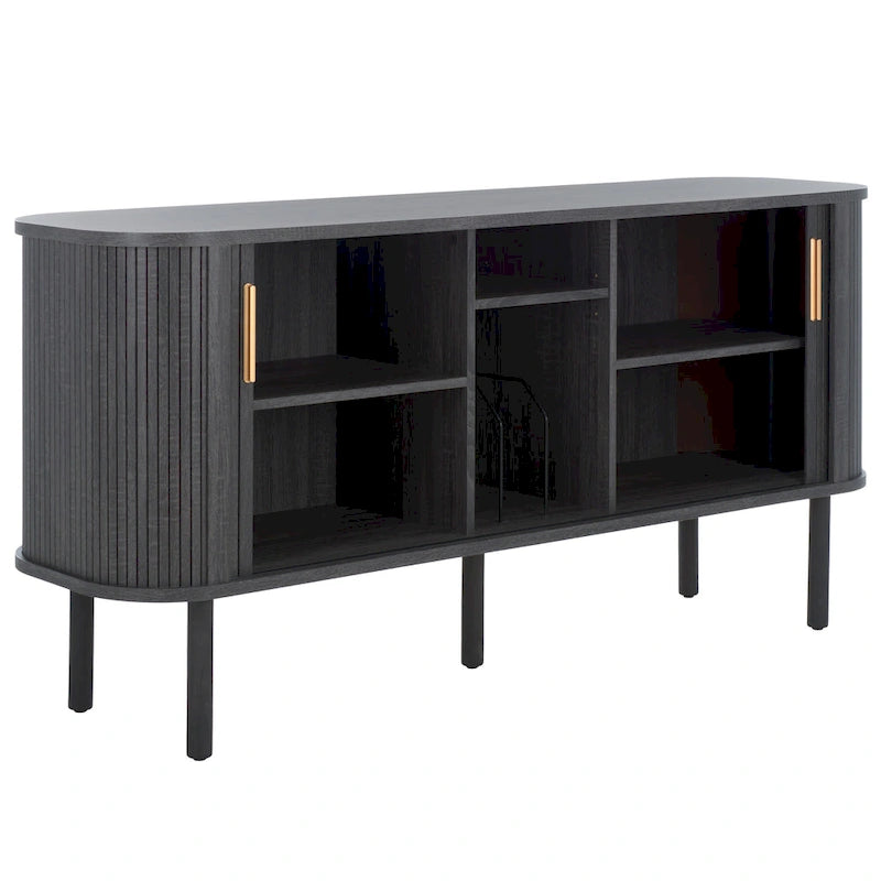 2 Rolladenschrank Sideboard / Medienbank - 160 cm B x 46 cm T x 81 cm H